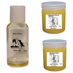 Diamond Bella Creators Hair Care Bundle #7, Made in USA for all hair types